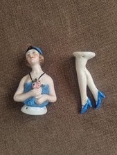 Porcelain Half Doll Pin Cushion Body And Legs