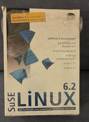 SUSE Linux 6.2 - Deutsch - Vollversion