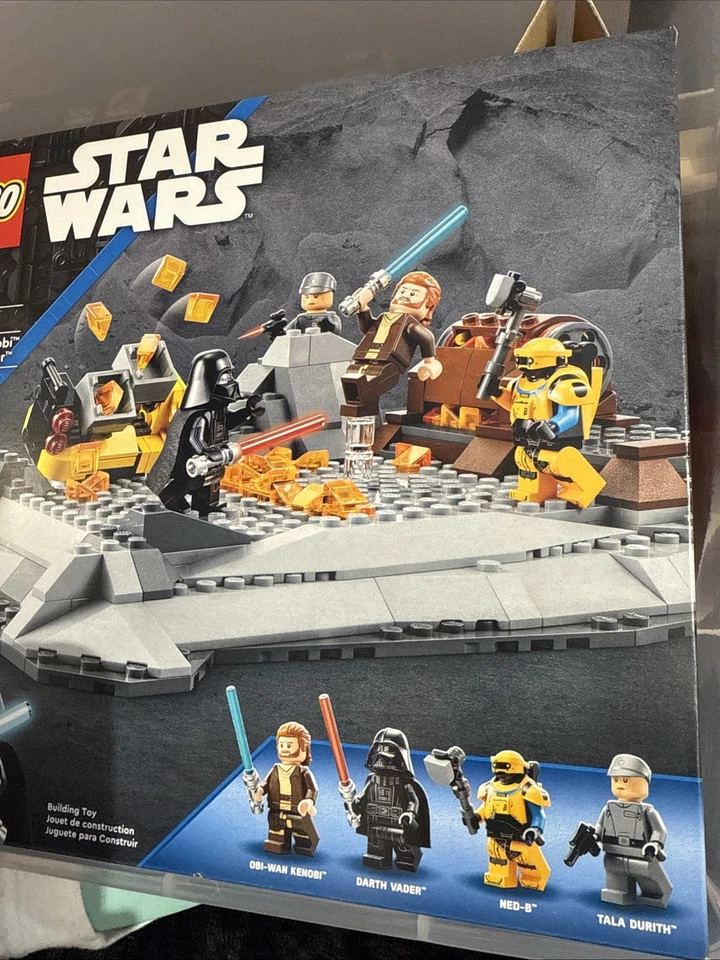 NEW Sealed Retired LEGO Star Wars: Obi-Wan Kenobi vs. Darth Vader 75334 - Image 3 of 4