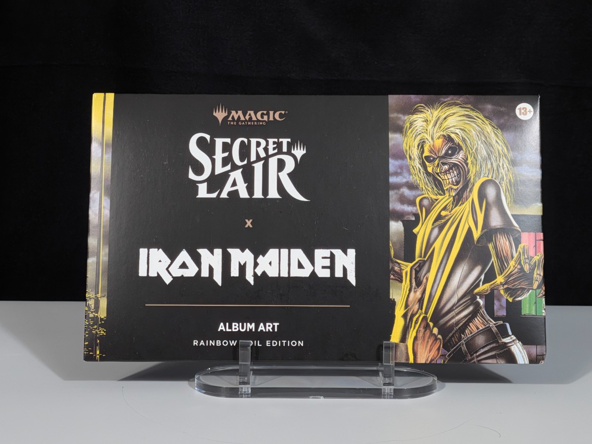 MTG Secret Lair x IRON MAIDEN Album Art Rainbow Foil Edition