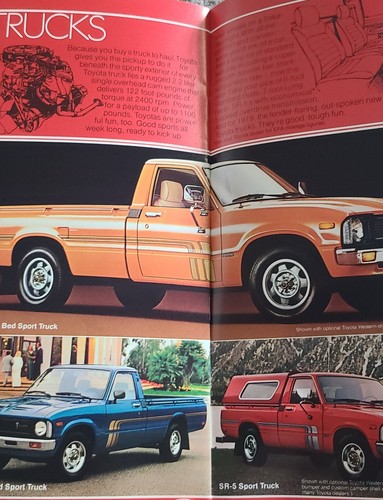 1979 Vintage Toyota Sales Brochure Full Line Cars Trucks - Picture 8 of 9