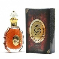 Lattafa Rouat Al Oud for Unisex Eau de Parfum Spray 3.4 Ounce