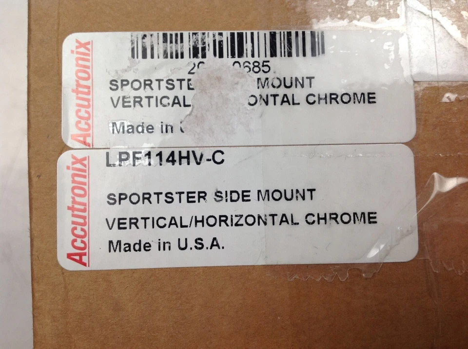 Harley Sportster 883.1200 Accutronix Montaje Lateral LED Kit de Placa de Licencia Cromo Foto 4 de 4