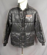 Vintage 1970s Desert Dynamics Sand Rail Car Racing Jacket Dune Buggy Sz.M Black