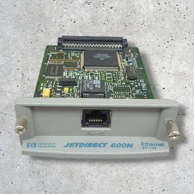 HP JETDIRECT 600N Ethernet J3110A Hewlett Packard Netzwerkkarte Karte Drucker