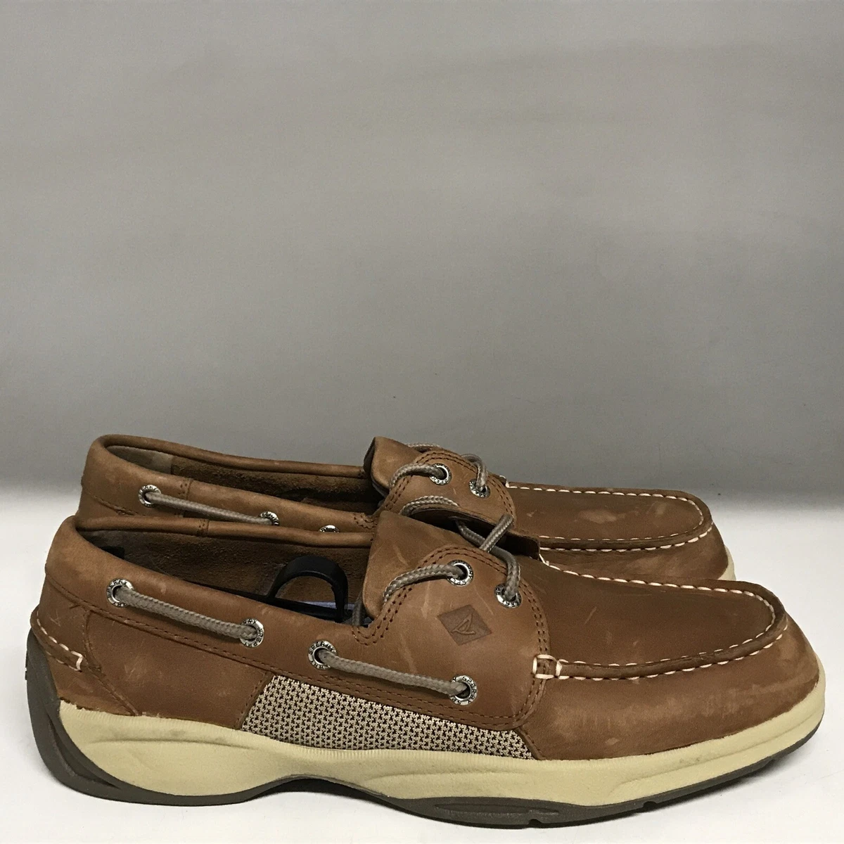 Sperry intrepid dark best sale tan