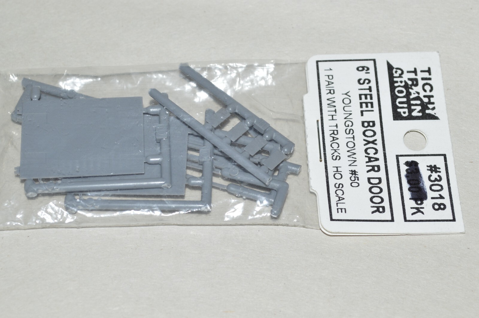 HO scale freight car PARTS Tichy Train Group 3018 box car door 6' Youngstown