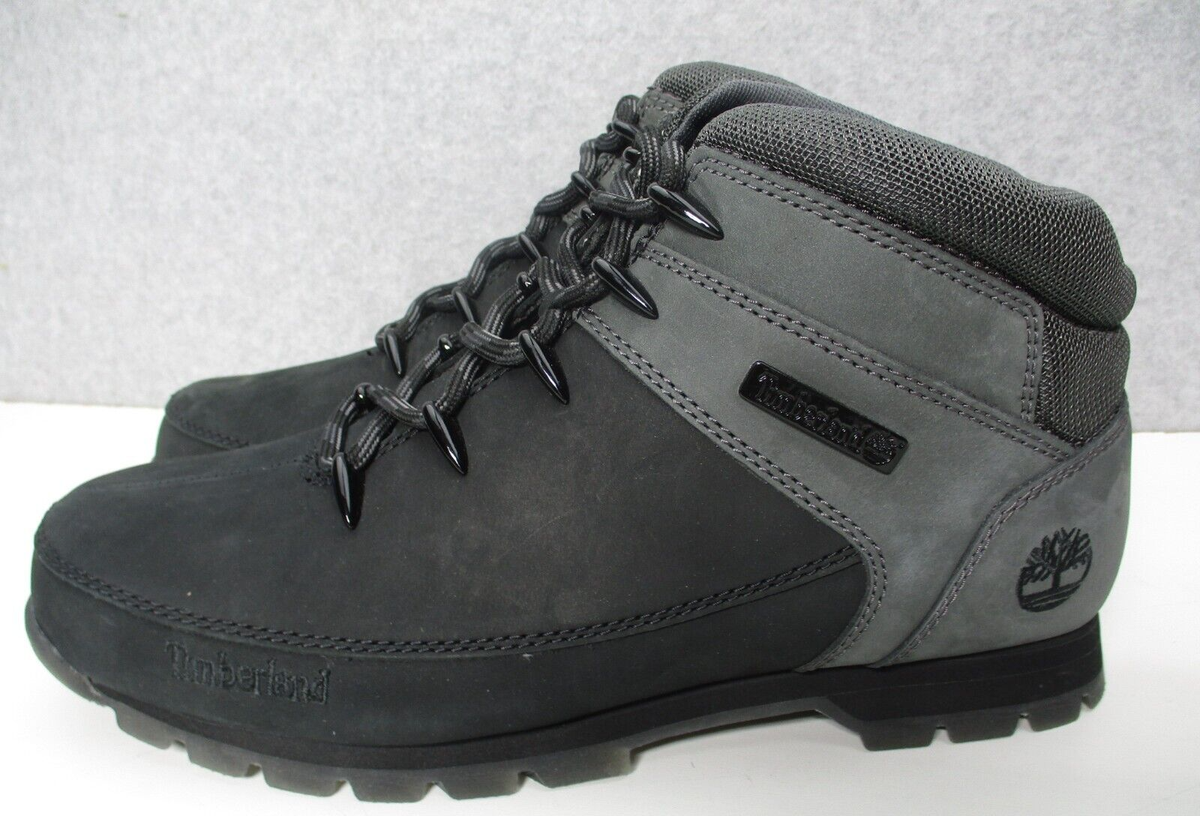 Timberland Euro Sprint Mid Hiker Black Dark Gray Nubuck  display picture 2