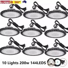 <!--F#f_0-->10x 200W UFO LED High Bay Lights Industrial Workshop Warehouse Factory Lamp Shed<!--F/-->