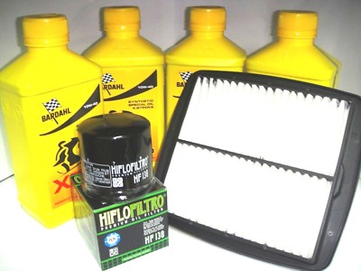 Set Service Bardahl Öl 10W40 XTC C60 Suzuki GSF Bandit S 600 1998-1999