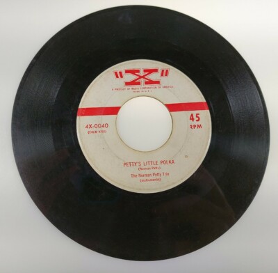 THE NORMAN PETTY TRIO - MOOD INDIGO / PRETTY LITTLE POLKA - ''X'' 45RPM (1954)