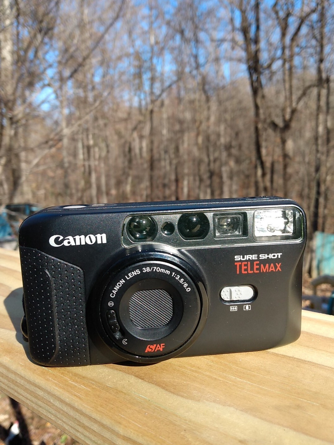 Canon Sure Shot TELEmax 35mm AF Point & Shoot Film Camera 38/70mm eBay