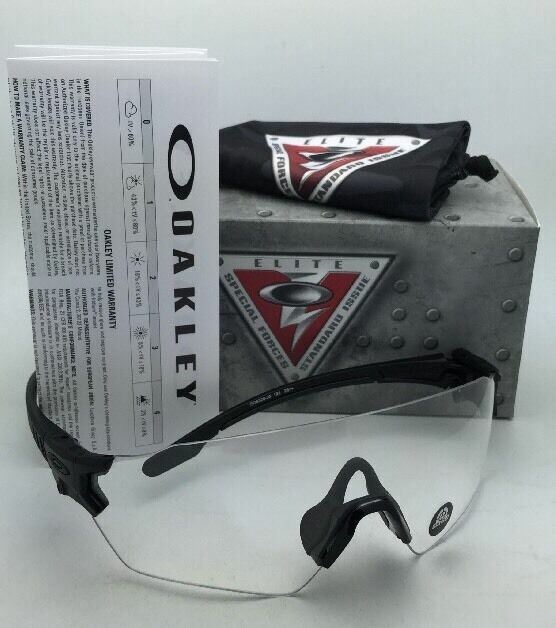 Oakley 0OO9328 Oval Sunglasses - Matte Black/Clear for sale online