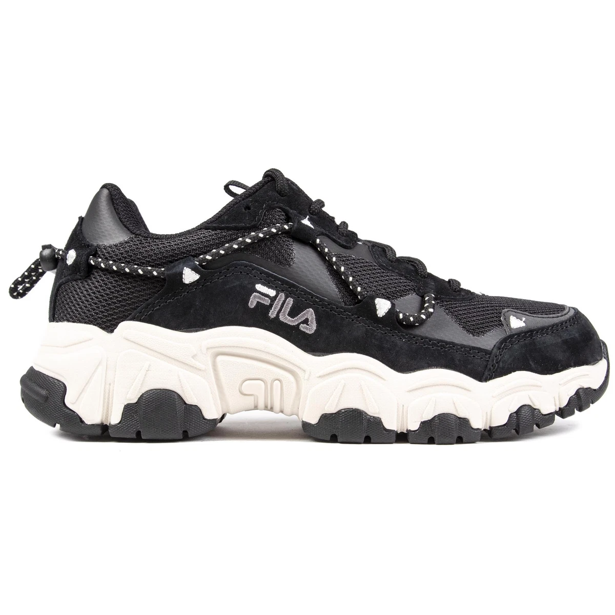 Womens fila top trainers black