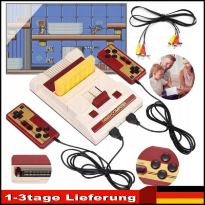 Retro Spielkonsole AV Classic Konsole Controllers 632 Spiele Mini Games Console