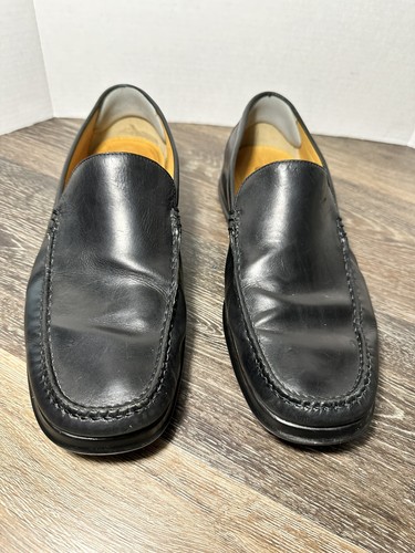 Cole Haan Mens Size 12 M Black Leather C08094 Slip On Comfort Loafer Air Sole - Picture 2 of 16