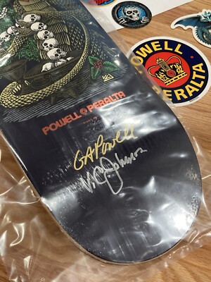 NEW 2024 Powell Peralta VCJ & GAP AUTOGRAPH SIGNED HOLIDAY BLEM