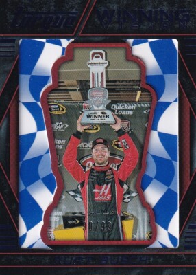 Panini 2016 Torque Kurt Busch #WV9 90/99 WINNING VISION BLUE PARALLEL CARD