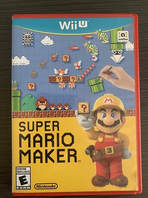 Super Mario Maker (Nintendo Wii U, 2015) Works Perfectly