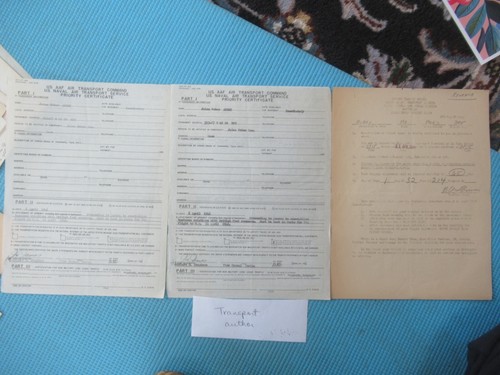 WWII Lotto 150+ Pgs Maggiore Jules W. Aubry anni 40-Ordini-Corsi-Paga-Esami-Altro - Foto 4 di 19