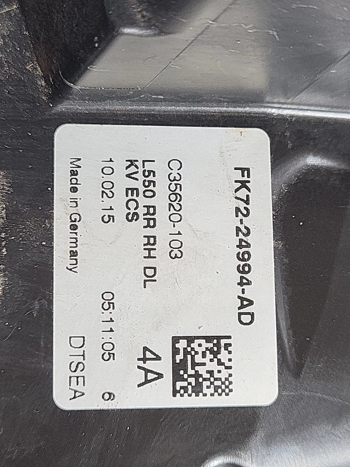 Land Rover Discovery L550 14-2023 Cerradura Puerta Mecánica Piloto Trasero FK72-24994-AD M98 Foto 4 de 4