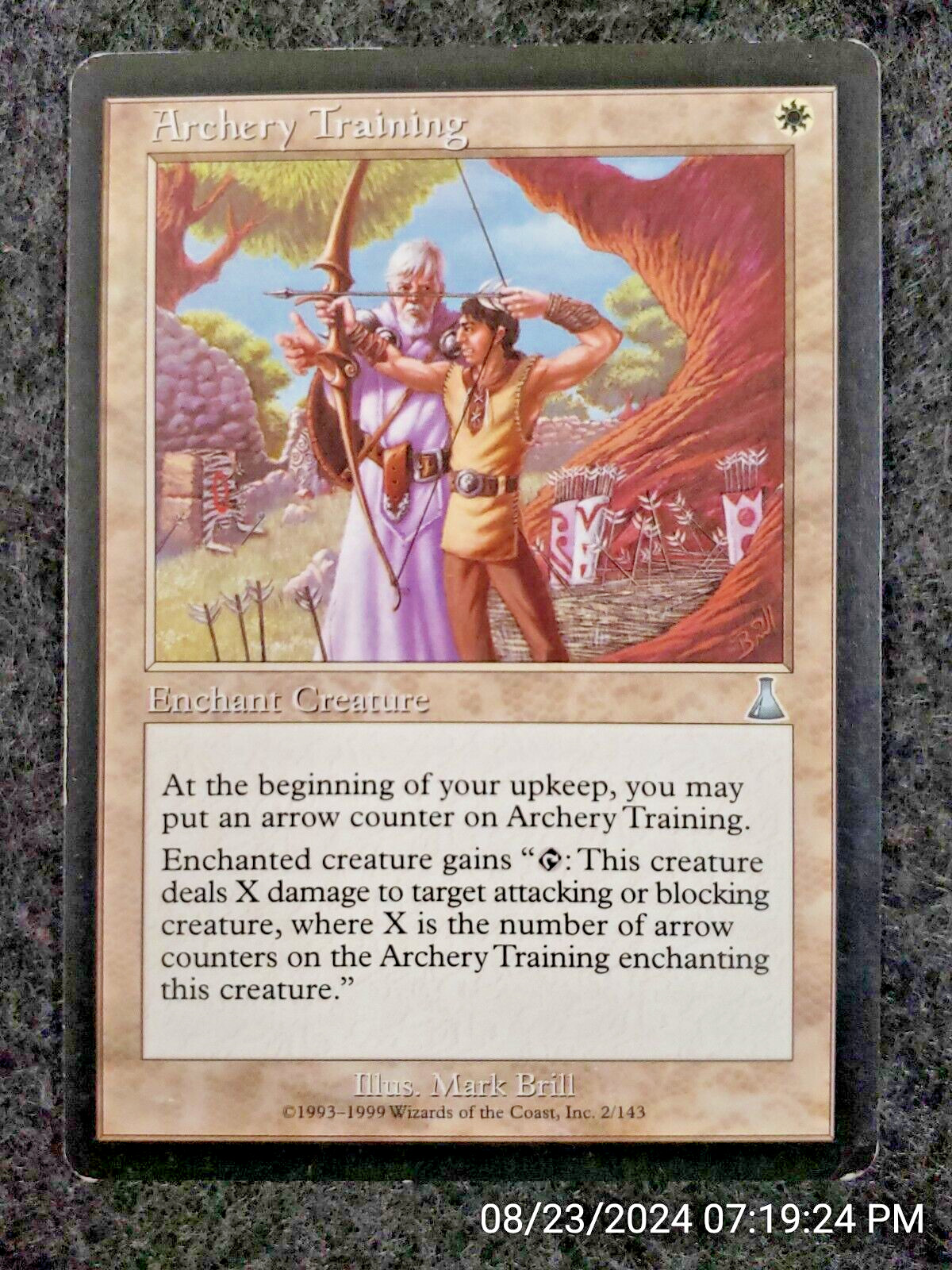 MTG Magic the Gathering Archery Training (2/143) Urza's Destiny NM (DS3D1H5)