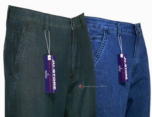 Jeans uomo classico Pantalone con tasche a filo tg 48 50 52 54 56 60 62 2  colori | eBay