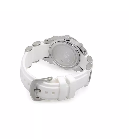 Aquaswiss Unisex Swissport G Watch White Dial Stainless Steel ion