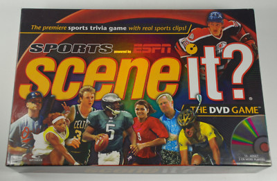 Scene It Sports Powered by ESPN The DVD Game Sports Trivia COMPLETE