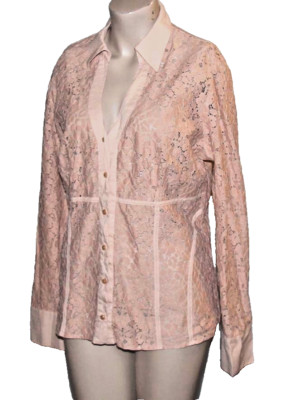 apriori by Escada Bluse Spitze altrosa_   Gr:42 / L (keine angabe)_Top Zustand