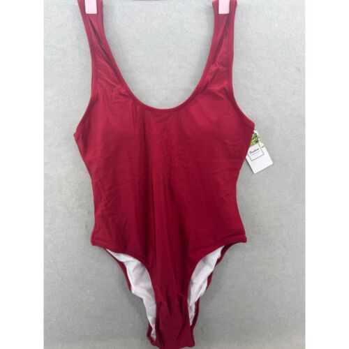 NWT Women's Red One Piece Swimsuit-Medium