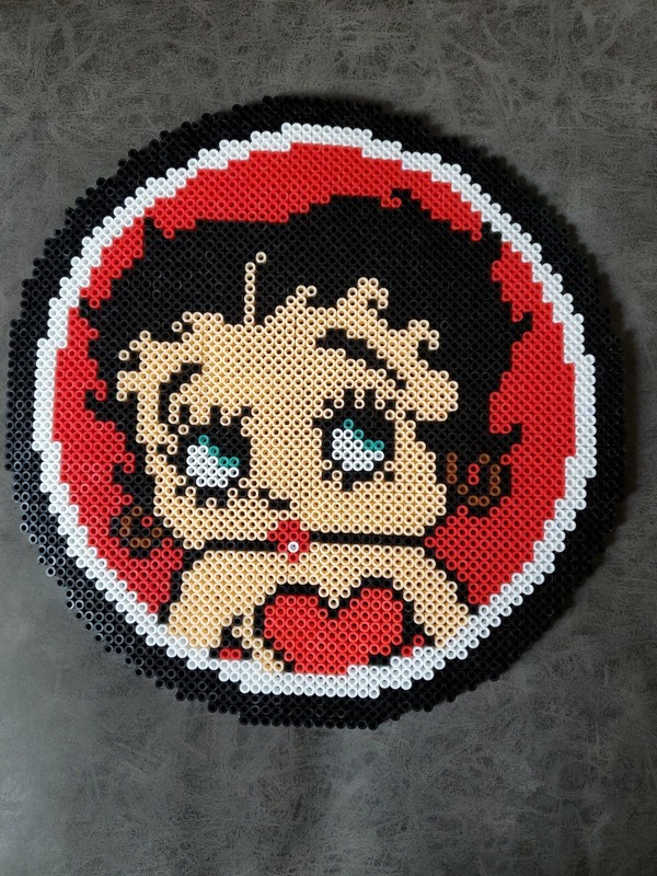 Betty Boop Perler Beads Homemade