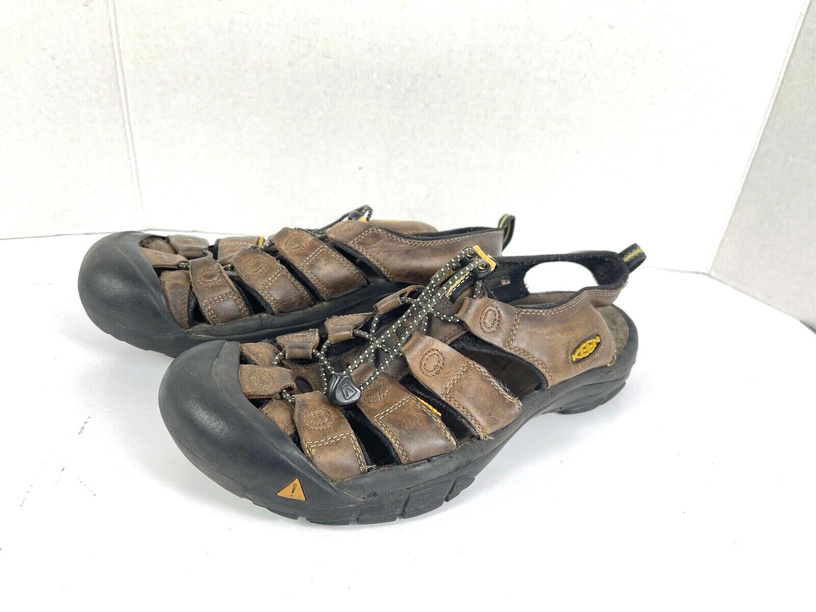 Sandali Keen Uomo 10M Newport Scarpe Pelle Marrone Impermeabili Escursionismo Sentiero Acqua