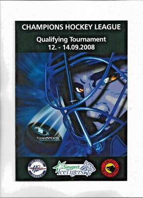 Stadionheft - CHL Quali 2008 - Nürnberg - SC Bern - HC Kosice - Deutsch/Englisch