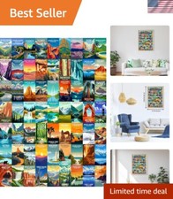 1000-Piece National Park Puzzle - Perfect Family Fun and Eco-Friendly Gift
