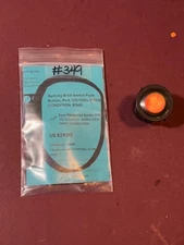 Two AyrKing Red Round Stop Push-Button Switch B136 Genuine OEM NEW