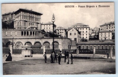 Genova Genoa - Piazza Brignole e Montesano - ITALY Postcard