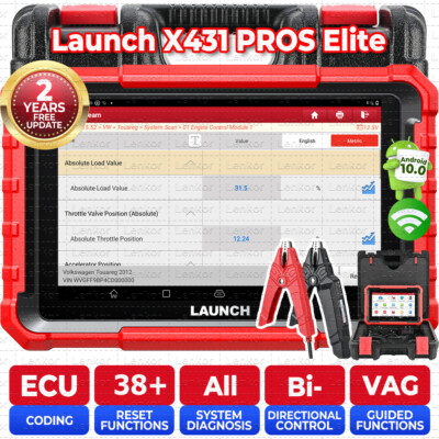 2026 LAUNCH X431 PRO Elite V + PRO5 OBD2 Scanner Car Diagnostic Tool Key Coding
