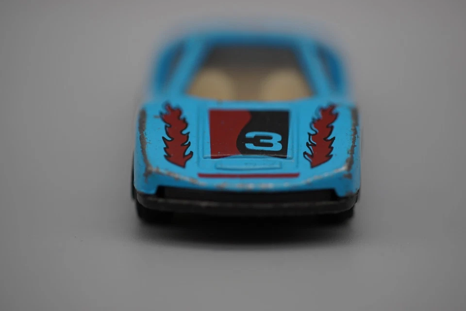 Coche de juguete modelo diecast coleccionable Now3 Fiat Abarth 2000 Pininfarina azul 1/64 Foto 2 de 4