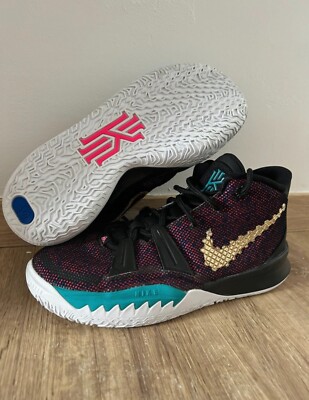 Nike Kyrie 7 Chinese New Year Basketball Shoes 40.5 7Y Purple Blue Black