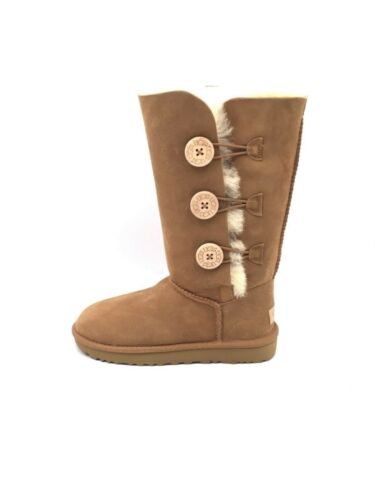 UGG Women's Bailey Button Triple II Boots in Chestnut Size 5US NWOB - Picture 1 of 6