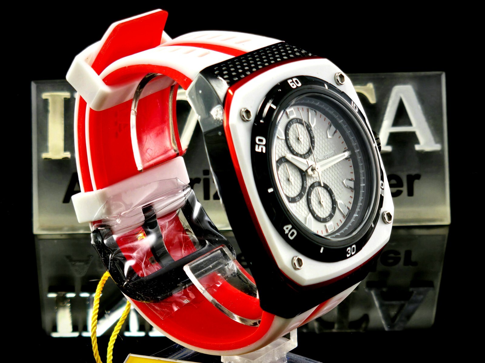 Invicta Speedway Chronograph Quartz White Dial Men&apos;s Watch 46109