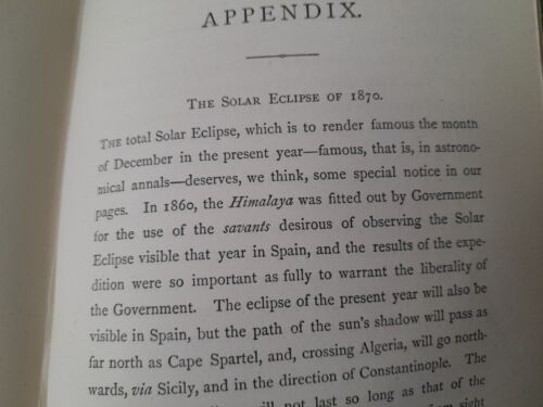 1877 antique book Everyday Objects science natural history illustrated astronomy - Picture 23 of 23
