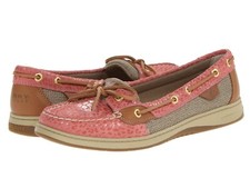 NEW IN BOX SPERRY ANGELFISH BOAT SHOE RED SIZE 5 M