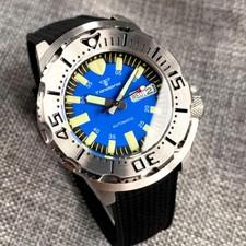 20ATM 42mm Tandorio Monster Blue Dial NH36A Automatic Watch Mens Watch Sapphire