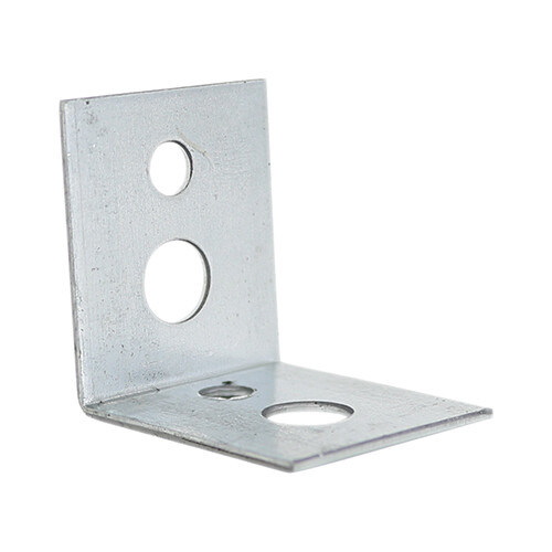 Timco Ceiling Angle Brackets Galvanised 25x25x22x1mm Pack of 100 Masonry Fixings
