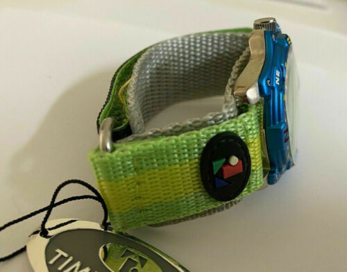 Unisex Time Force 9000-05 Surf Italian design Multicolor GREEN - BLUE Watch NEW - Picture 3 of 5