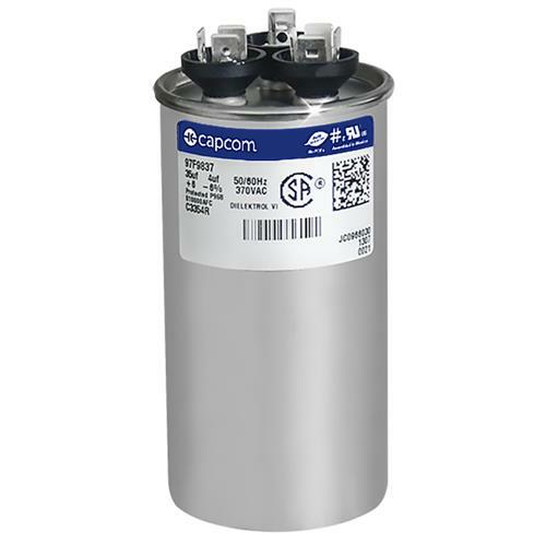 Trane Replacement 35/4 uf MFD x 370 VAC # 97F9837 Genteq GE Dual