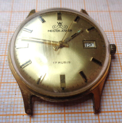 Mouvement De Montre Ancien ANKER PARRENIN AP X171 Mécanique Suisse - Pour Pièces/restauration