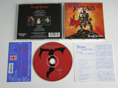 TYTAN Rough Justice 1985 NWOBHM VERY RARE JAPAN EDITION ORIGINAL CD 1st PRESS!!!